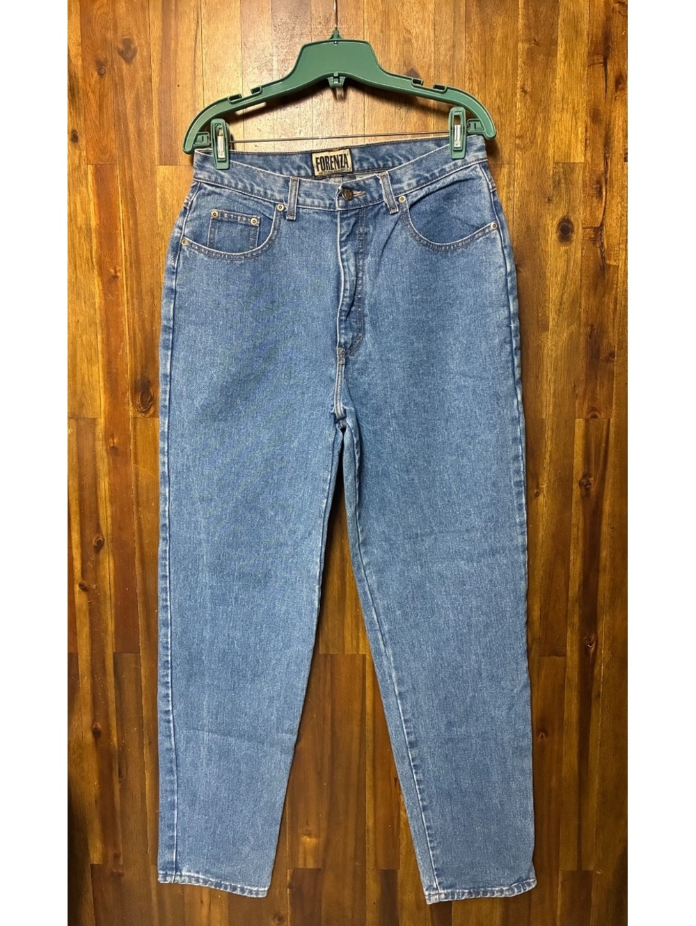 Vintage 90s Forenza Mom Jeans Size 14 High Rise Tapered Leg Made in USA
